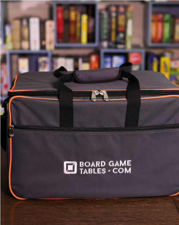 BoardGameTables.com Oxford Gray Board Game Bag 1 BoardGameTables.com Oxford Gray Board Game Bag