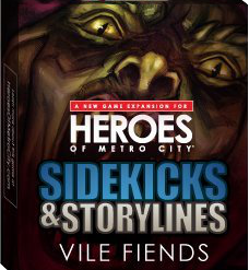 Game Salute Heroes Of Metro City: Vile Fiends Bonus Card Pack