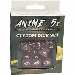 Japanime Games Anime 5E Dice Set Accessories