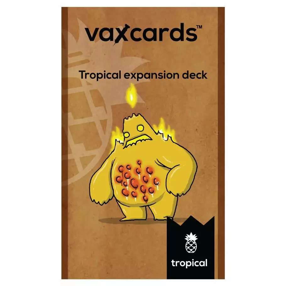 Board Games Vaxcards: Tropical Expansion Deck 1 Board Games Vaxcards: Tropical Expansion Deck