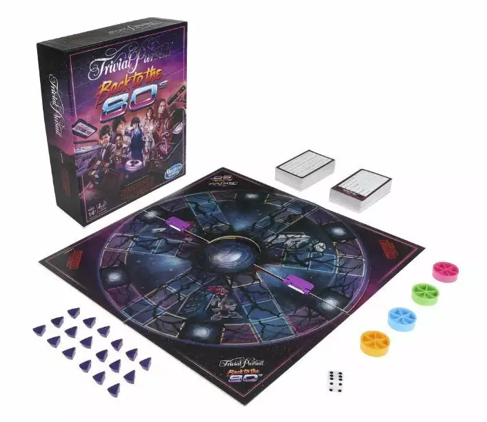 Hasbro Stranger Things - Back To The 80s Trivial Pursuit Board Games 2 Hasbro Stranger Things - Back To The 80s Trivial Pursuit Board Games