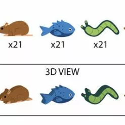 MeepleSource Jun 27-Jul 3, 2022 Wingspan - Upgrade Kit (105 Pcs)