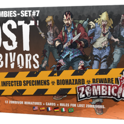 Guillotine Games Zombicide Box Of Zombies Set #7: Lost Zombivors Board Games