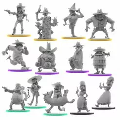 Second Gate Games Cactus Town (Kickstarter SHERIFF Deluxe Edition + 3 EXPANSIONS) Board Games