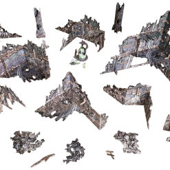 Battle Systems Ltd Battle Systems Scifi Terrain Ruined Catacombs Set (Import)