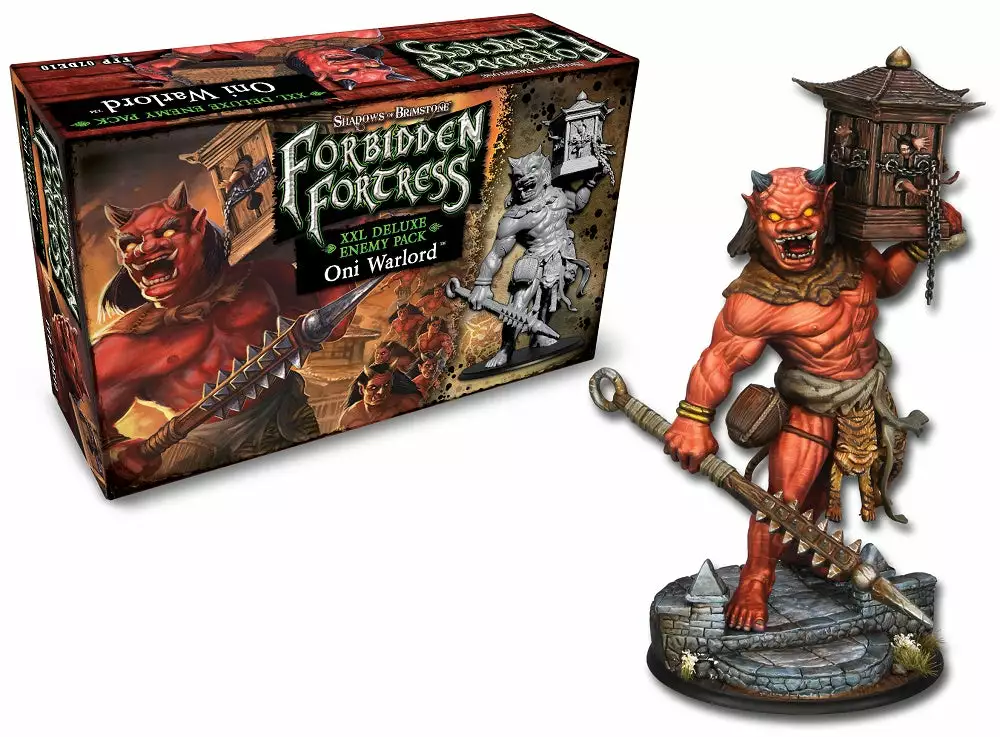 Flying Frog Productions Shadows Of Brimstone: Oni Warlord XXL Enemy Board Games 2 Flying Frog Productions Shadows Of Brimstone: Oni Warlord XXL Enemy Board Games
