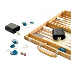 Board Games Gibsons - 15" Wooden Backgammon