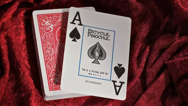 Board Games Bicycle Playing Cards - Pinochle Jumbo Index (Red) 2 Board Games Bicycle Playing Cards - Pinochle Jumbo Index (Red)