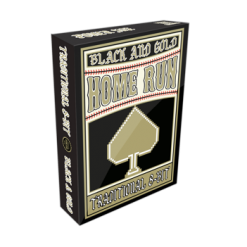 Game Salute 8-Bit Playing Cards Traditional Black And Gold Deck Board Games