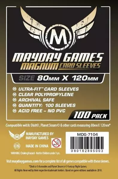 Mayday Games Mayday Sleeves - Magnum Ultra-Fit "Dixit" Card Sleeves 1 Mayday Games Mayday Sleeves - Magnum Ultra-Fit "Dixit" Card Sleeves