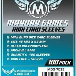 Mayday Games Mayday Sleeves - Mini Euro Card Sleeves