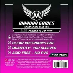 Mayday Games Mayday Sleeves - Small Square Card Sleeves Jun 13-19, 2022