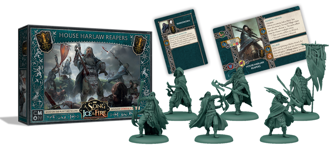 CMON Global Limited A Song Of Ice & Fire: Tabletop Miniatures Game – Greyjoy House Harlaw Reapers 3 CMON Global Limited A Song Of Ice & Fire: Tabletop Miniatures Game – Greyjoy House Harlaw Reapers