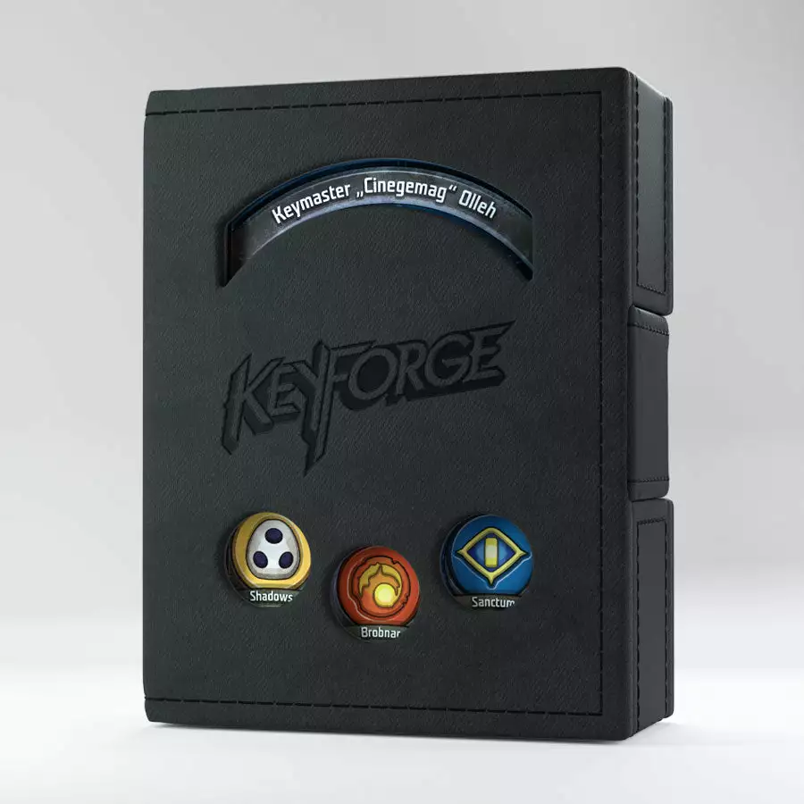 Gamegenic: Keyforge Deck Book - Black Deck Boxes 1 Gamegenic: Keyforge Deck Book - Black Deck Boxes