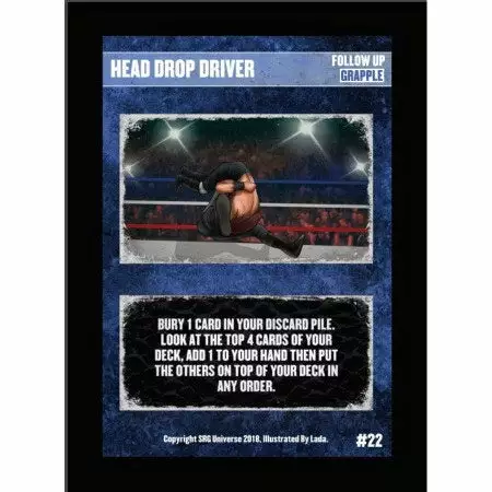 SRG Universe The Supershow - 23 Head Drop Driver Promo Card 1 SRG Universe The Supershow - 23 Head Drop Driver Promo Card