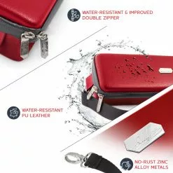 Quiver Time - Bolt Card Case (Red) Board Game Bags