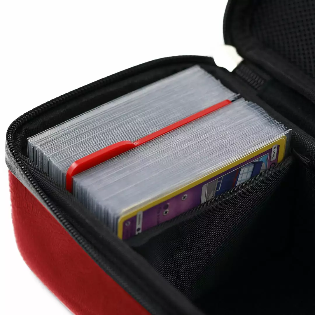 Quiver Time - Bolt Card Case (Red) Board Game Bags 5 Quiver Time - Bolt Card Case (Red) Board Game Bags