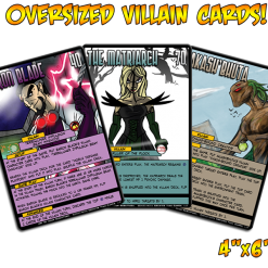 Greater Than Games, LLC Board Games Sentinels Of The Multiverse - Villain Oversized Cards