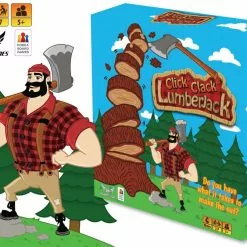 Mayday Games Click Clack Lumberjack 2.0 Board Games