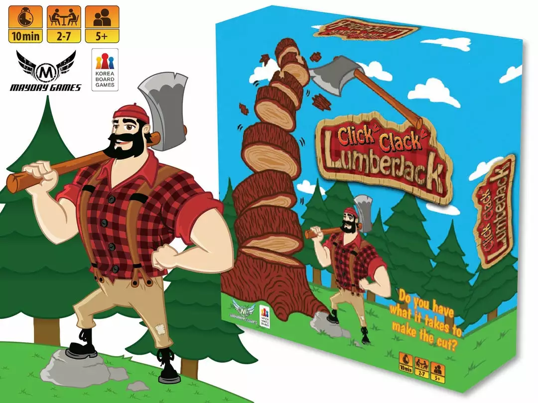 Mayday Games Click Clack Lumberjack 2.0 Board Games 1 Mayday Games Click Clack Lumberjack 2.0 Board Games