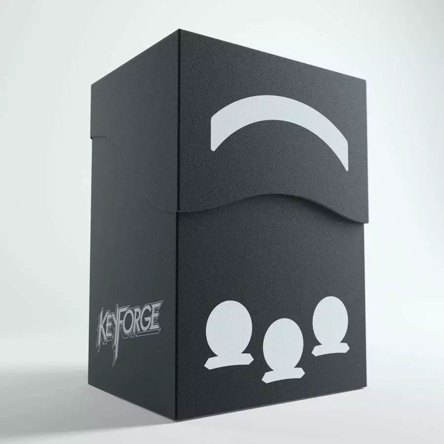 Gamegenic: Keyforge Gemini Deck Box - Black Deck Boxes 1 Gamegenic: Keyforge Gemini Deck Box - Black Deck Boxes