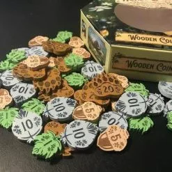 Elf Creek Games Honey Buzz - Wooden Coin Set
