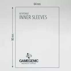 Jun 13-19, 2022 Gamegenic - Keyforge Inner Sleeves - Clear (40ct)