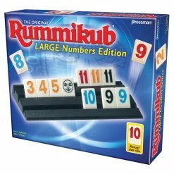 Pressman Toy Corp. Board Games Rummikub (Large Numbers Edition)