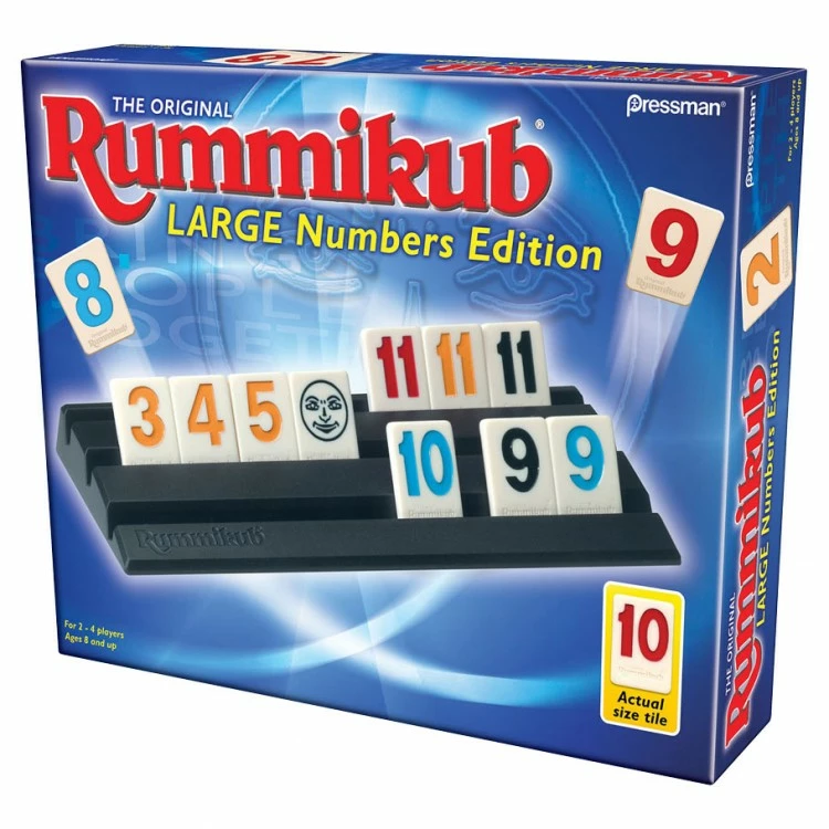 Pressman Toy Corp. Board Games Rummikub (Large Numbers Edition) 1 Pressman Toy Corp. Board Games Rummikub (Large Numbers Edition)