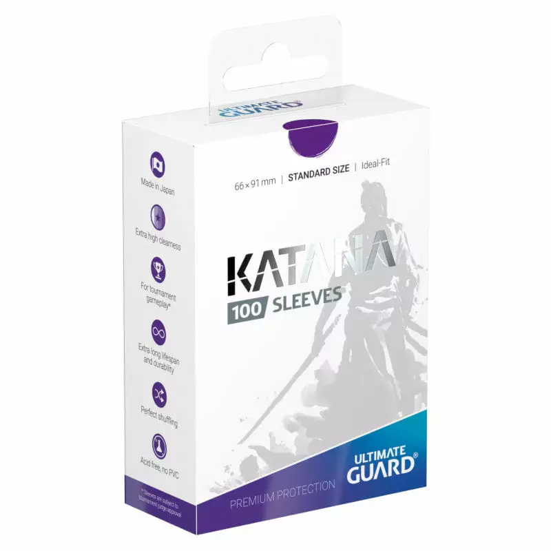 Ultimate Guard: Katana Sleeves - Standard Purple (100) Jun 13-19, 2022 1 Ultimate Guard: Katana Sleeves - Standard Purple (100) Jun 13-19, 2022