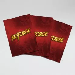 Gamegenic - Keyforge Logo Sleeves - Red 7 Gamegenic - Keyforge Logo Sleeves - Red