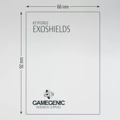 Gamegenic - Keyforge Exoshields Sleeves - Clear Jun 13-19, 2022