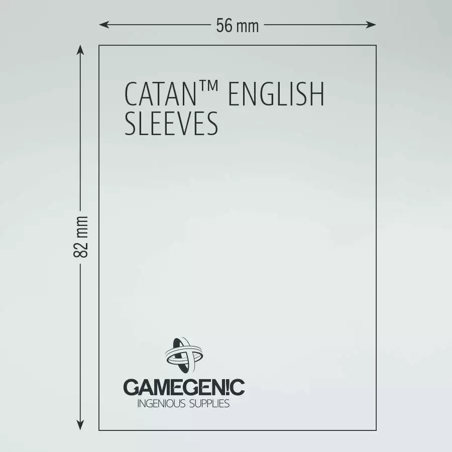 Gamegenic - Matte Catan-Sized Sleeves (60) Jun 20-26, 2022 3 Gamegenic - Matte Catan-Sized Sleeves (60) Jun 20-26, 2022