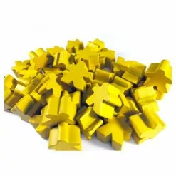 Apostrophe Games - Wooden - Meeples (Yellow) Accessories