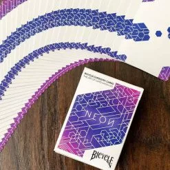 Bicycle Playing Cards - Neon Blue Aurora Board Games