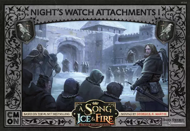 CMON Limited A Song Of Ice & Fire: Tabletop Miniatures Game – Night's Watch Attachments I Board Games 1 CMON Limited A Song Of Ice & Fire: Tabletop Miniatures Game – Night's Watch Attachments I Board Games