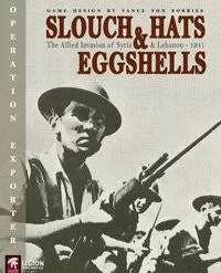 Legion Wargames LLC Slouch Hats And Eggshells: The Allied Invasion Of Syria & Lebanon – 1941 Board Games