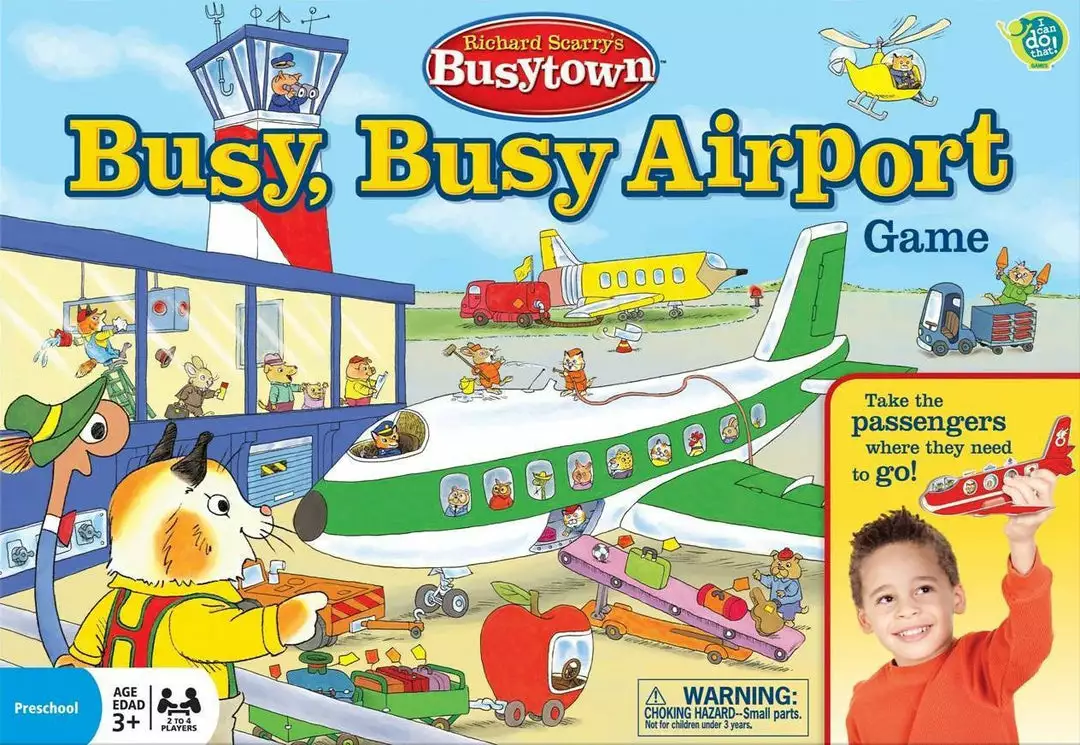 Wonder Forge Richard Scarry's Busytown: Busy, Busy Airport Game Board Games 1 Wonder Forge Richard Scarry's Busytown: Busy, Busy Airport Game Board Games