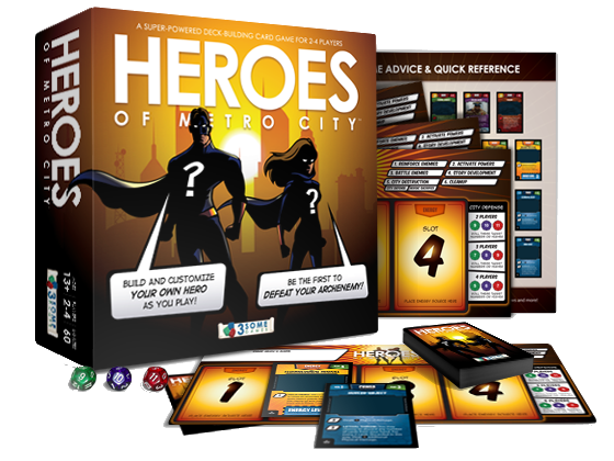3Some Games Board Games Heroes Of Metro City 1 3Some Games Board Games Heroes Of Metro City