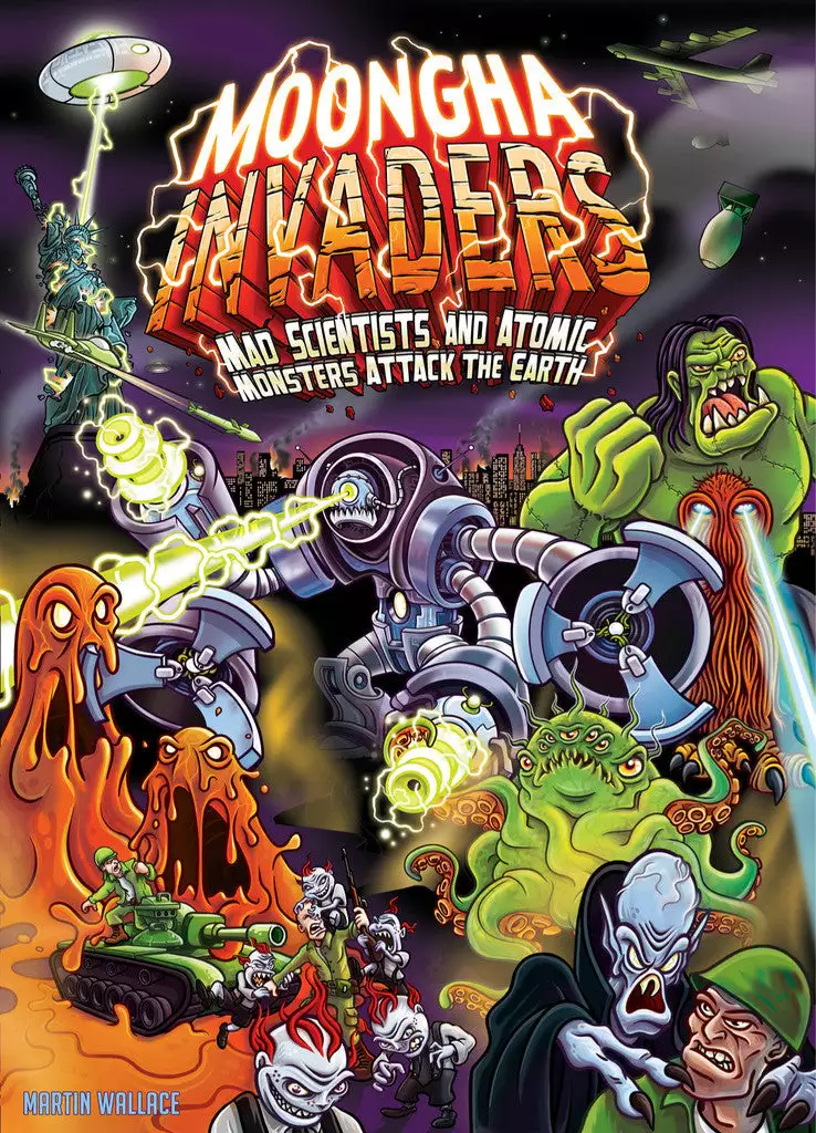 Treefrog Games Board Games Moongha Invaders: Mad Scientists And Atomic Monsters Attack The Earth! 1 Treefrog Games Board Games Moongha Invaders: Mad Scientists And Atomic Monsters Attack The Earth!