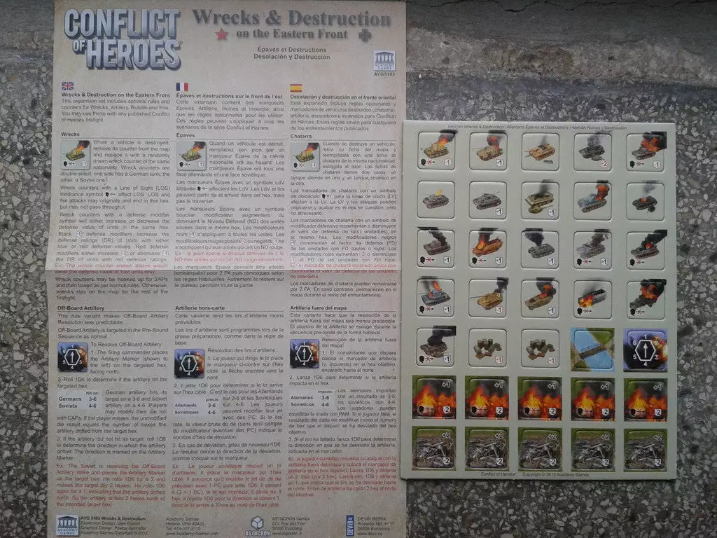 Academy Games Board Games Conflict Of Heroes: Wrecks And Destruction On The Eastern Front 1 Academy Games Board Games Conflict Of Heroes: Wrecks And Destruction On The Eastern Front