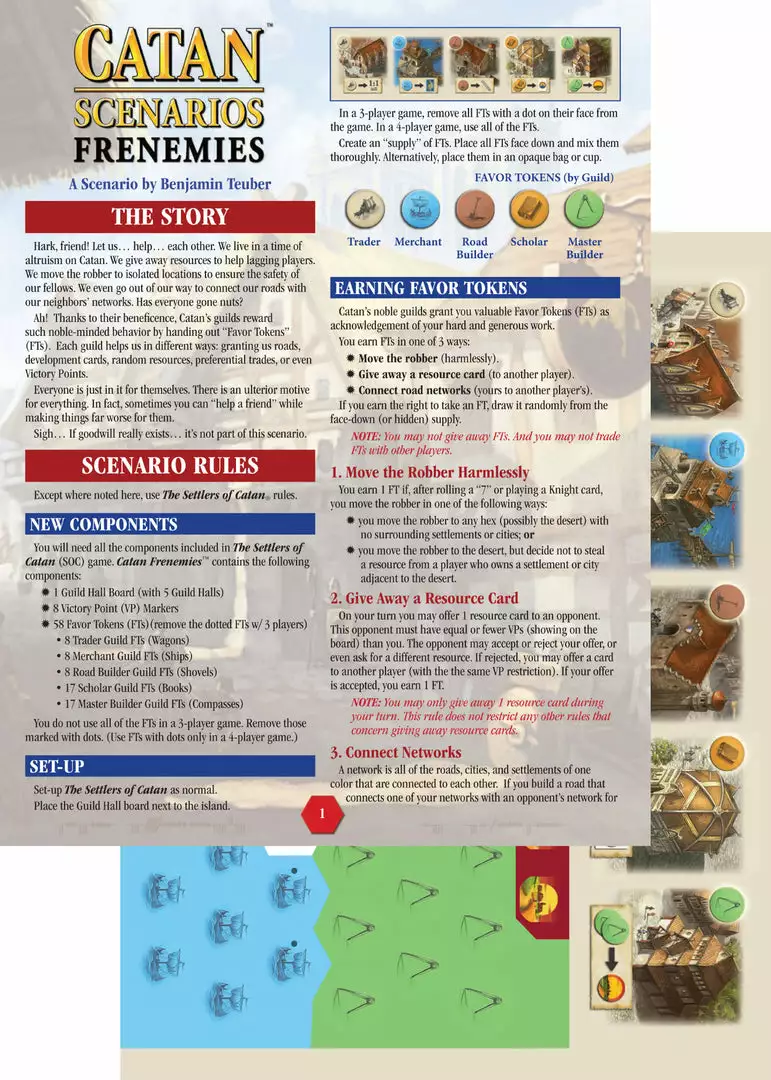 Mayfair Games Catan Scenarios: Frenemies Board Games 1 Mayfair Games Catan Scenarios: Frenemies Board Games
