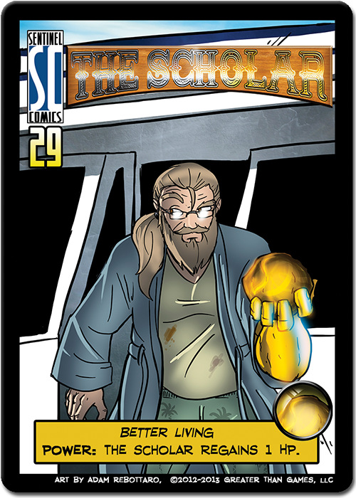 Greater Than Games, LLC Board Games Sentinels Of The Multiverse: The Scholar Hero Character 1 Greater Than Games, LLC Board Games Sentinels Of The Multiverse: The Scholar Hero Character