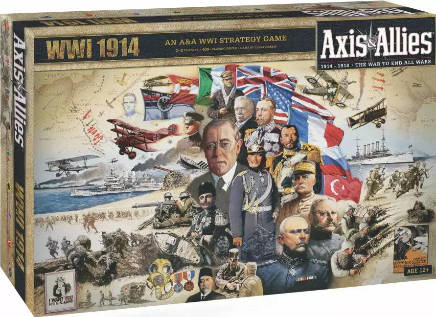 Avalon Hill (Hasbro) Axis & Allies: WWI 1914 Board Games 1 Avalon Hill (Hasbro) Axis & Allies: WWI 1914 Board Games