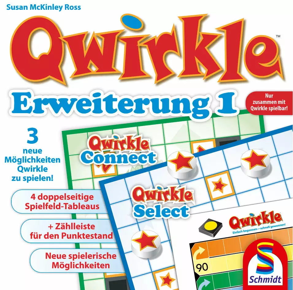 Schmidt Spiele Qwirkle: Erweiterung 1 (German Import) Board Games 1 Schmidt Spiele Qwirkle: Erweiterung 1 (German Import) Board Games