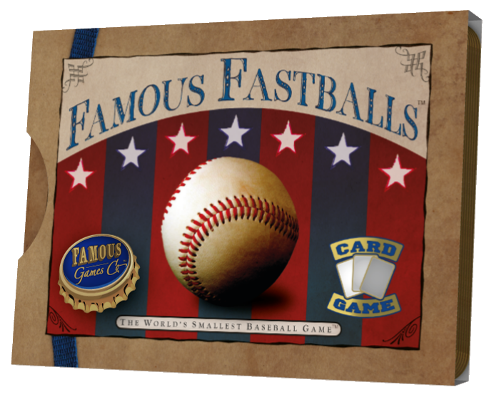 Famous Games Co Famous Fastballs: The World's Smallest Baseball Game Board Games 1 Famous Games Co Famous Fastballs: The World's Smallest Baseball Game Board Games