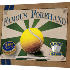 Famous Games Co Board Games Famous Forehand: The World's Smallest Tennis Game