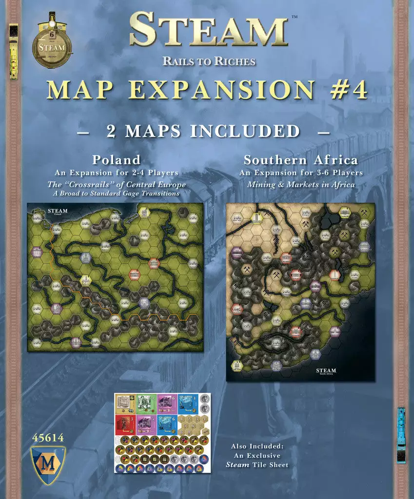 Mayfair Games Steam: Map Expansion #4 1 Mayfair Games Steam: Map Expansion #4