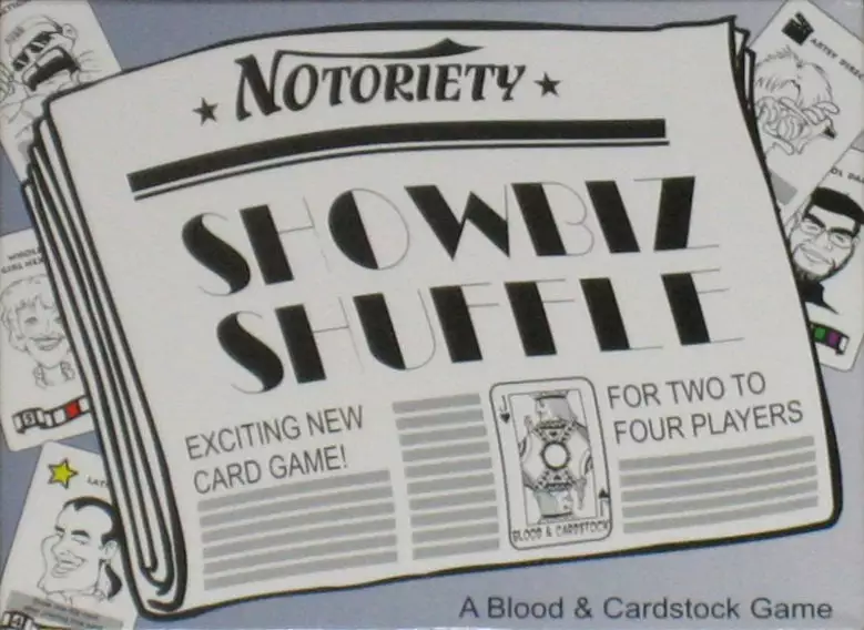 Blood & Cardstock Games Board Games ShowBiz Shuffle 1 Blood & Cardstock Games Board Games ShowBiz Shuffle