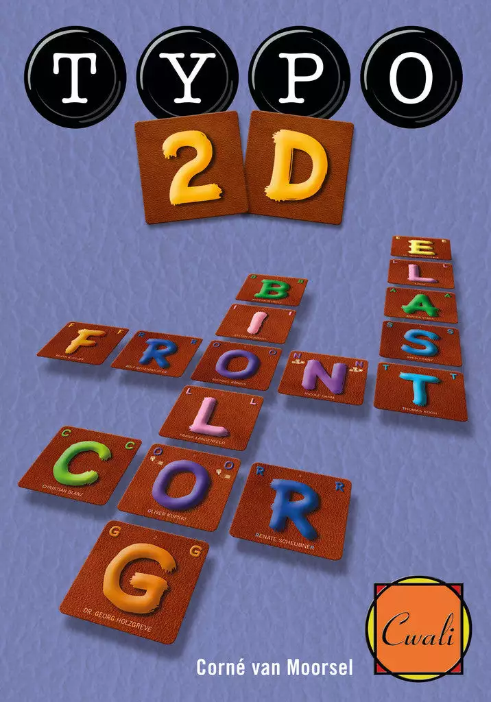 Cwali Board Games Typo 2D 1 Cwali Board Games Typo 2D